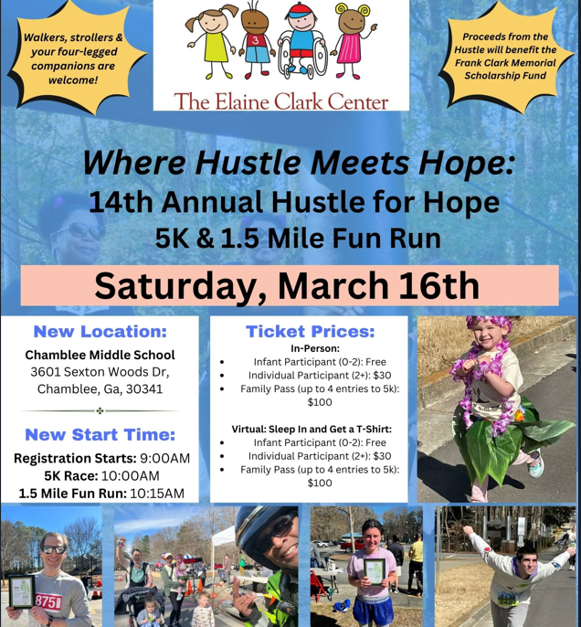 14th Annual Hustle For Hope Elaine Clark Center